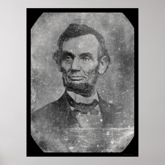 President Abraham Lincoln Daguerreotype 1864 Poster (Framsidan)