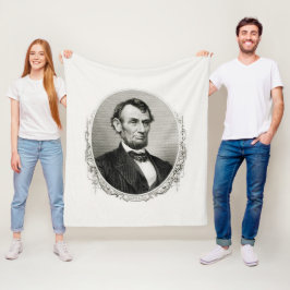 President Abraham Lincoln Fleecefilt