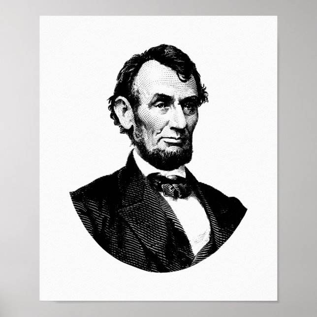 President Abraham Lincoln Graphic Poster (Framsidan)
