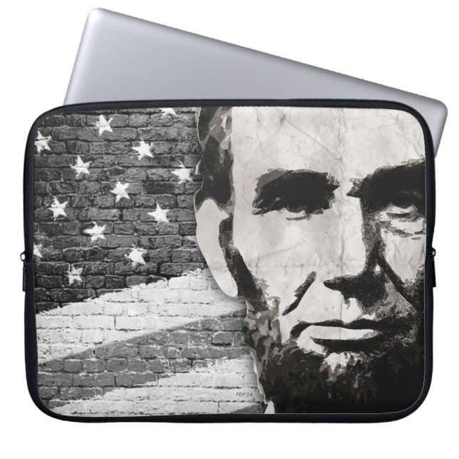 President Abraham Lincoln Laptop Fodral (Framsidan)