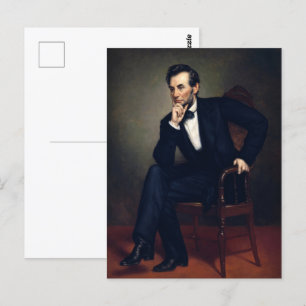 President Abraham Lincoln Porträtt av Healy Vykort