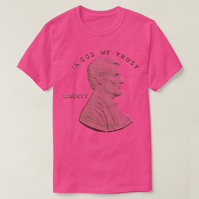 President Abraham Lincoln T Shirt (Design framsida)