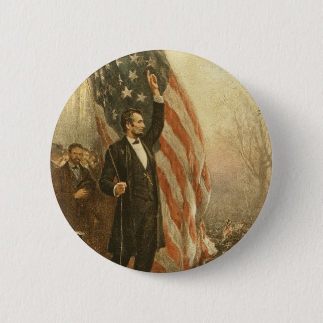 President Abraham Lincoln under amerikanska Knapp (Framsida)