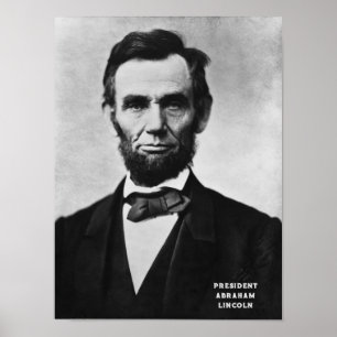 President Abraham Lincoln USA Poster