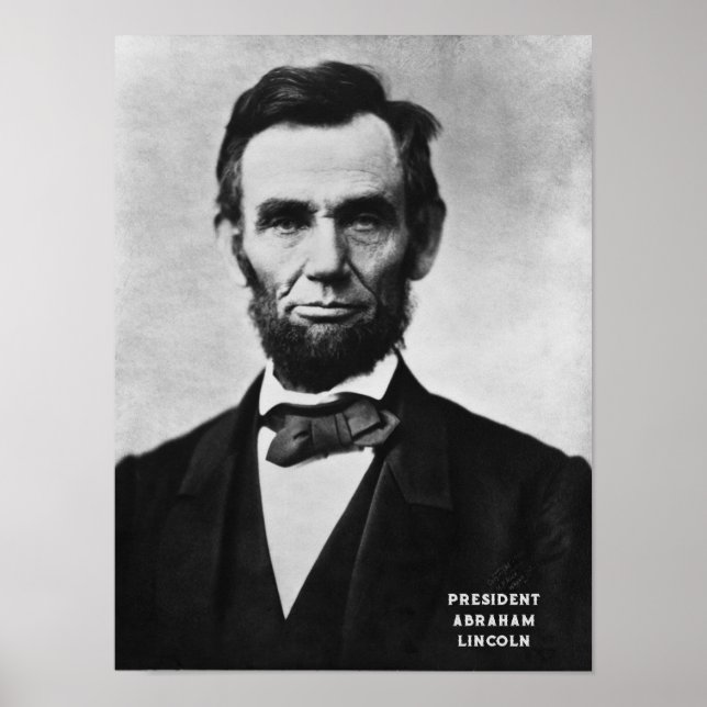 President Abraham Lincoln USA Poster (Framsidan)