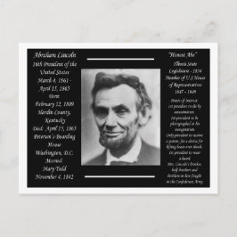 President Abraham Lincoln Vykort