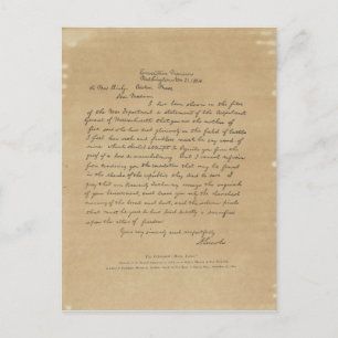 President Abraham Lincolns Brev till Bixby Vykort