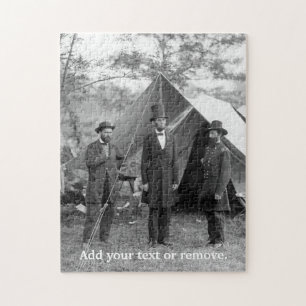President Abrahem Lincoln under Krig, Pussel