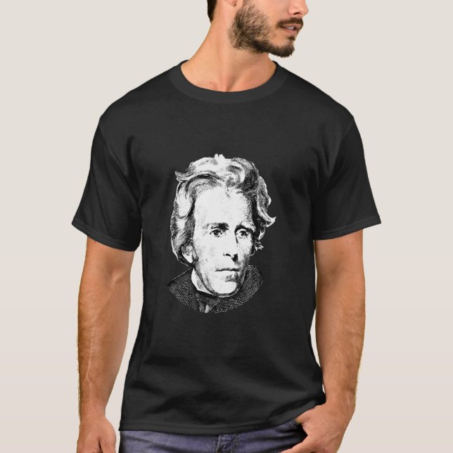 President Andrew Jackson Tee Shirt (Framsida)