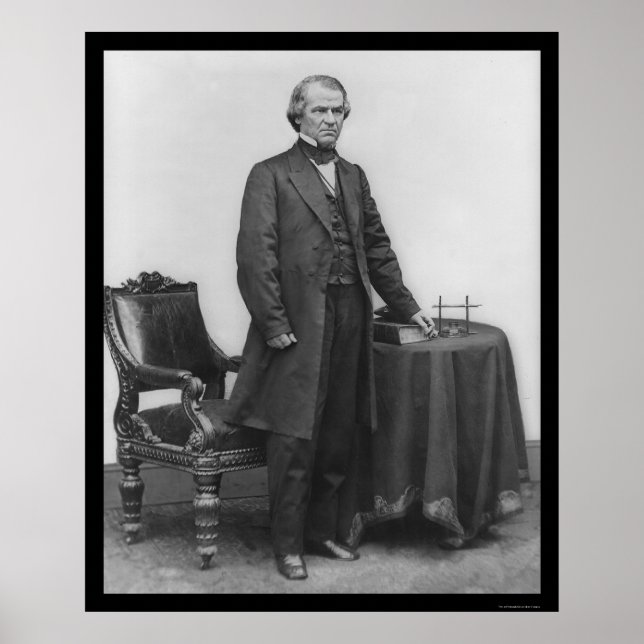 President Andrew Johnson 1867 Poster (Framsidan)