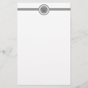 President Anpassningsbar Monogram Stationery Brevpapper