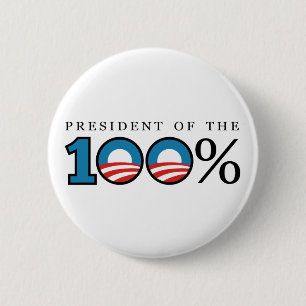 President av de 100 procentna knapp