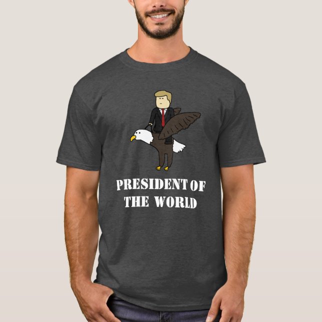President av världen t-shirt (Framsida)