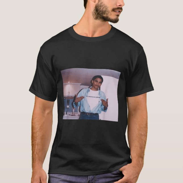 President Barack Hussein Obama T Shirt (Framsida)