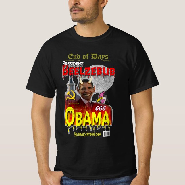 President Barack Hussein Obama Tee Shirt (Framsida)
