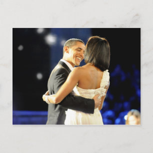President Barack & Michele Obama Vykort