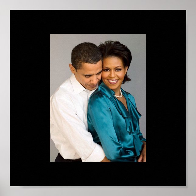 PRESIDENT BARACK & MICHELLE OBAMA POSTER (Framsidan)