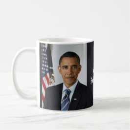 President Barack Obama 1:a Officiellen Porträtt Kaffemugg