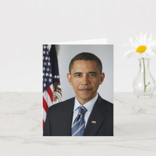President Barack Obama 1:a termen Photo Birthday S Kort