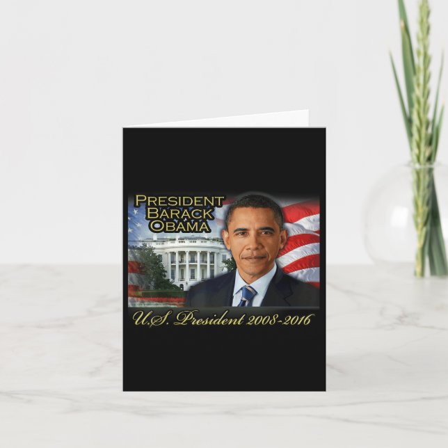 President Barack Obama 2008-2016 U.s. president Kort (Framsida)
