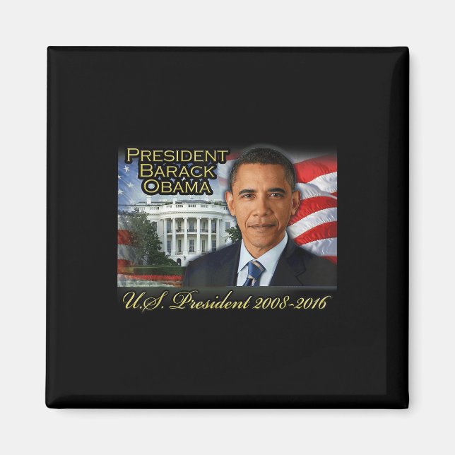 President Barack Obama 2008-2016 U.s. president Magnet (Framsidan)