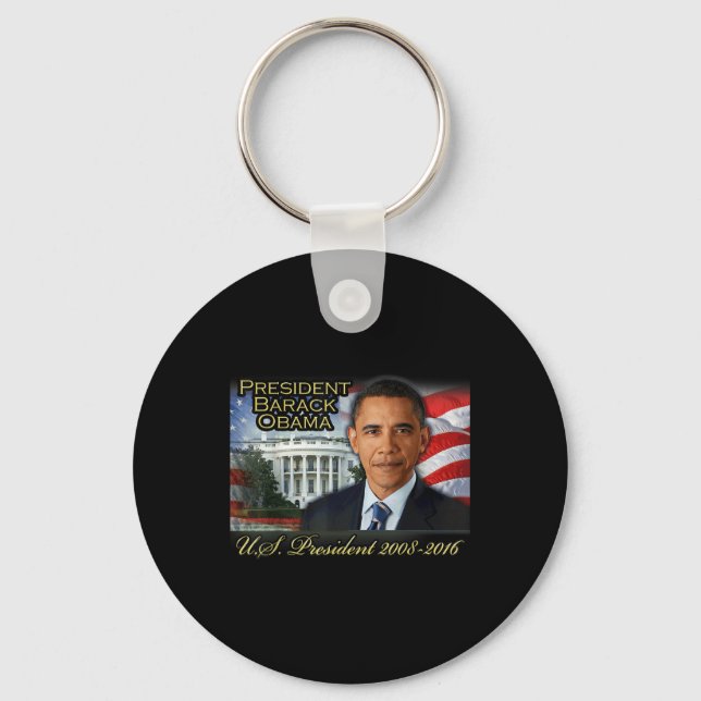 President Barack Obama 2008-2016 U.s. president Nyckelring (Framsida)
