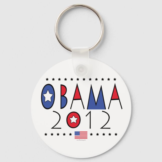 President Barack Obama 2012 Gear Nyckelring (Framsida)
