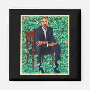 President Barack Obama 2028 Porträtt Patriotic Dem Magnet