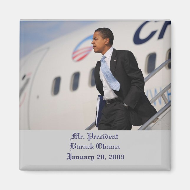 President Barack Obama 20 januari 2009 Magnet (Framsidan)