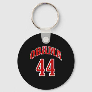 President Barack Obama 44 Shirt Faux Jersey 44th U Nyckelring