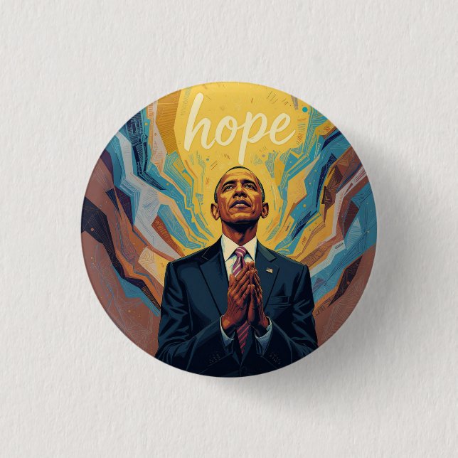 President Barack Obama and the Message of Hope  Knapp (Framsida)