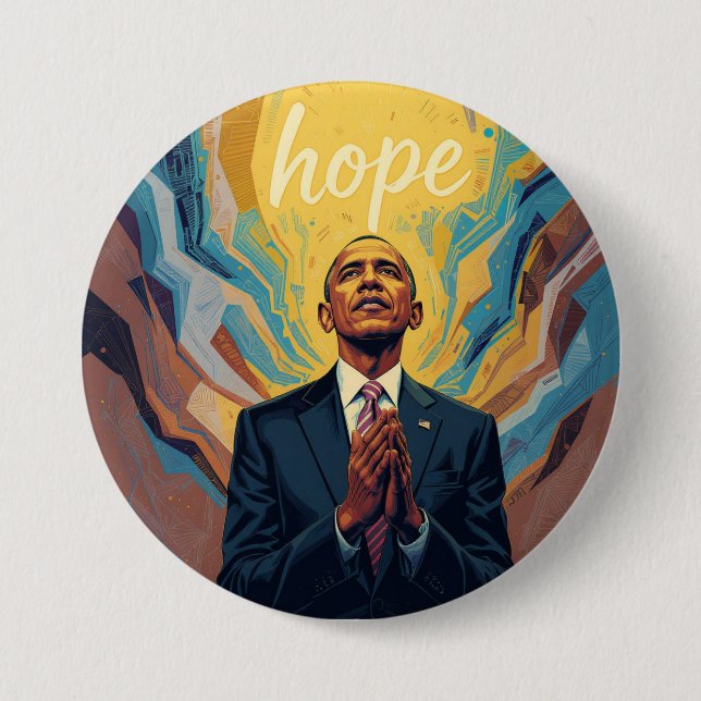 President Barack Obama and the Message of Hope  Knapp (Framsida)