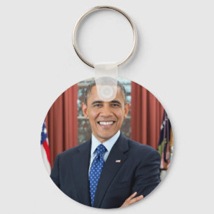 President Barack Obama, andra Officiellen, Porträt Nyckelring