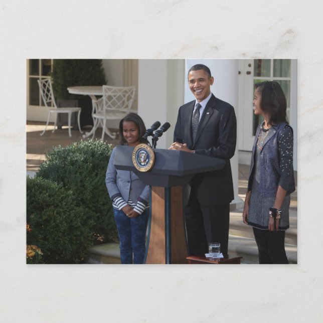 President Barack Obama benådar Vykort (Framsida)