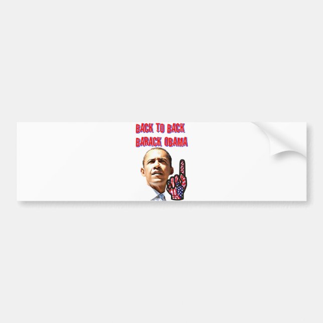President Barack Obama_ Bildekal (Framsidan)