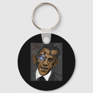 President Barack Obama Evil Coola Robot Nyckelring