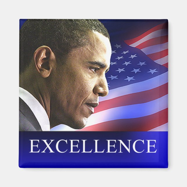 President Barack Obama Excellence Magnet (Framsidan)