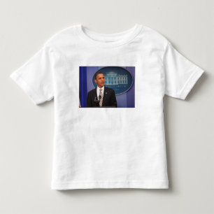 President Barack Obama gör ett tillkännagivande Tee Shirt
