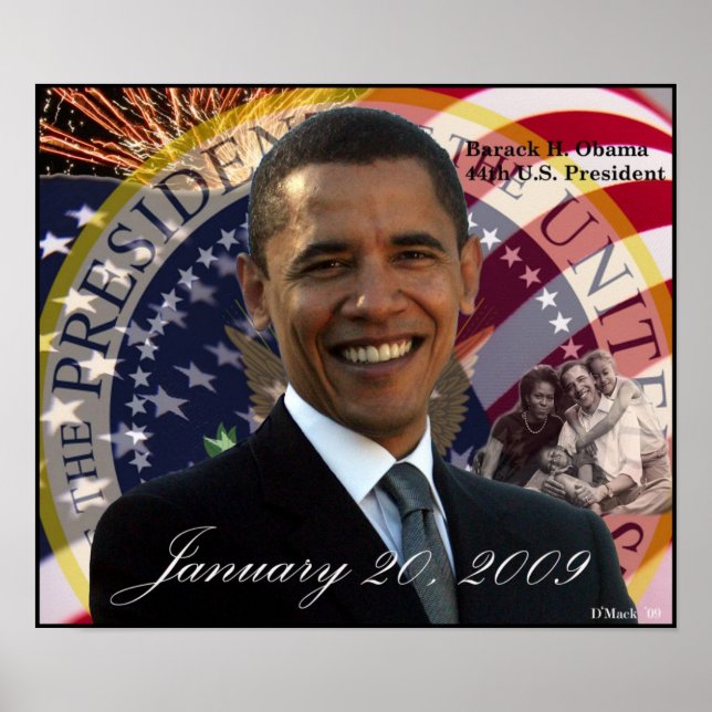 President Barack Obama Inaugural Poster (Framsidan)