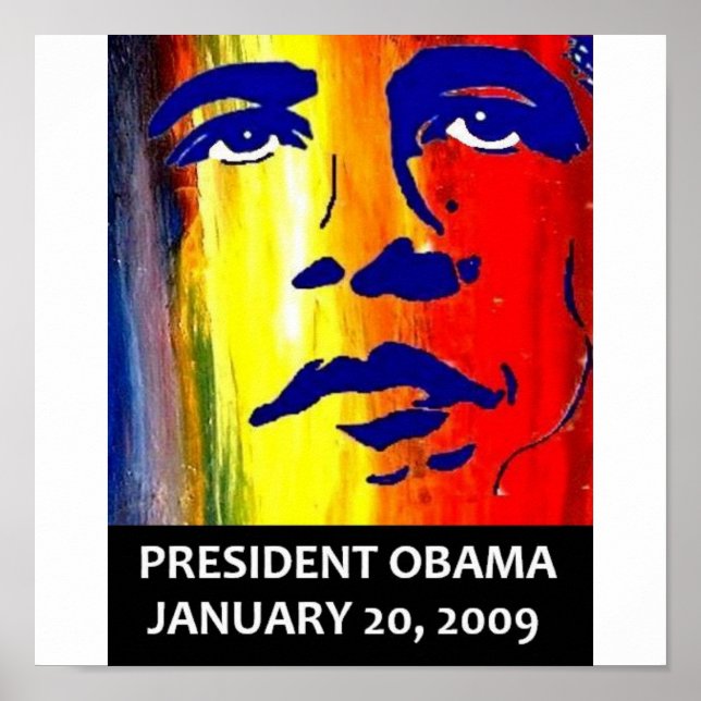 PRESIDENT BARACK OBAMA INAUGURATION POSTER (Framsidan)