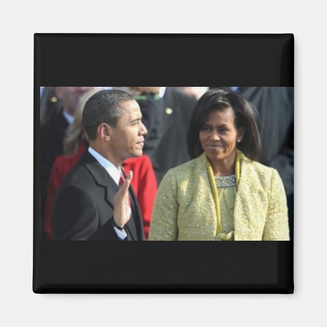 President Barack Obama Invigningen 2009 Magnet (Framsidan)
