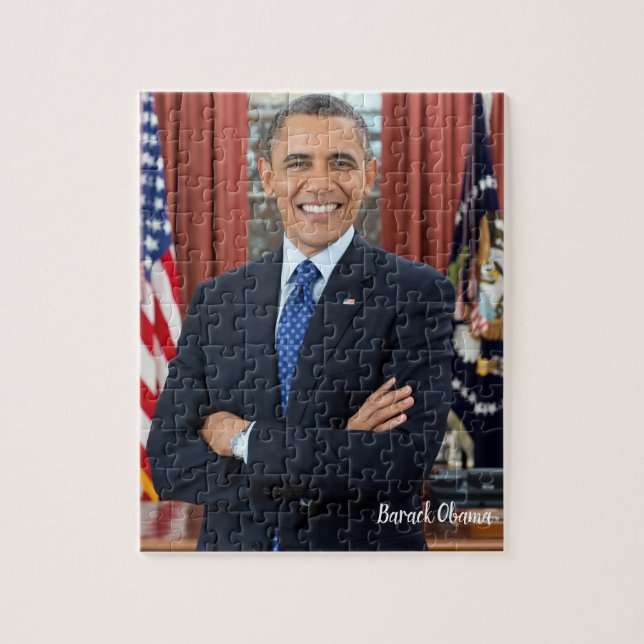 President Barack Obama Jigszle Puzzle Pussel (Vertikal)