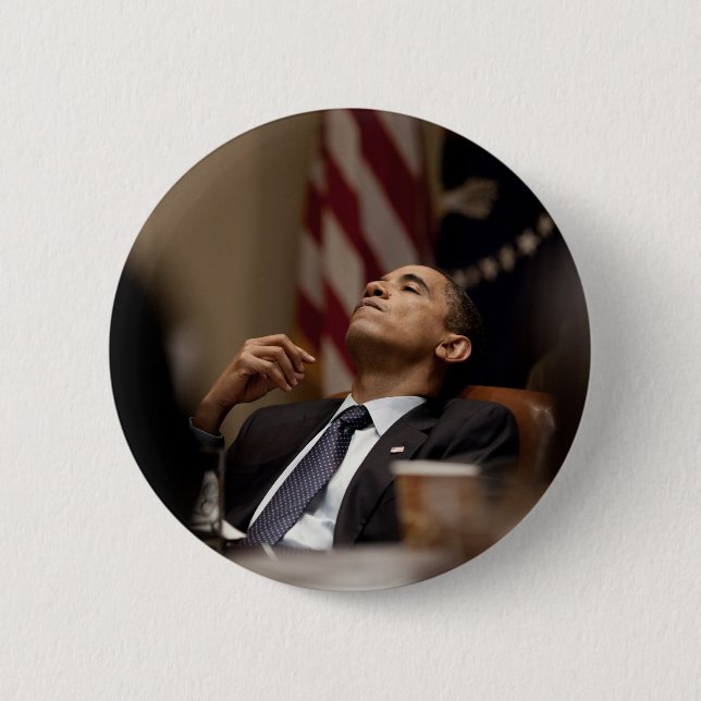 President Barack Obama Knapp (Framsida)
