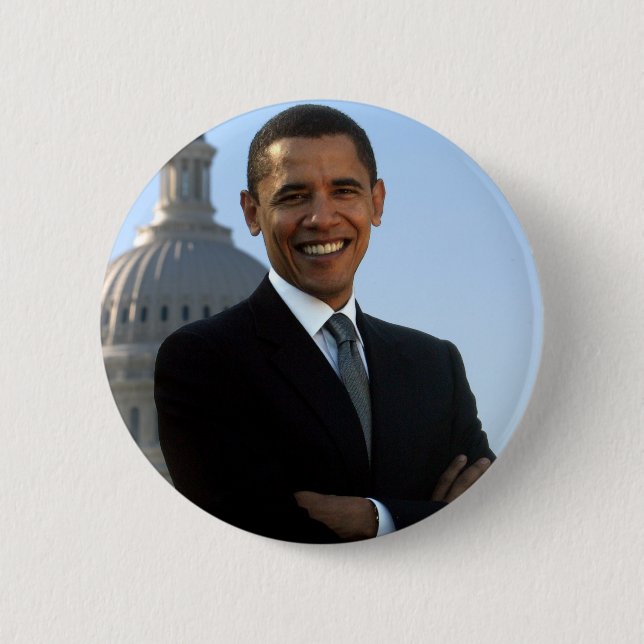 President Barack Obama Knapp (Framsida)
