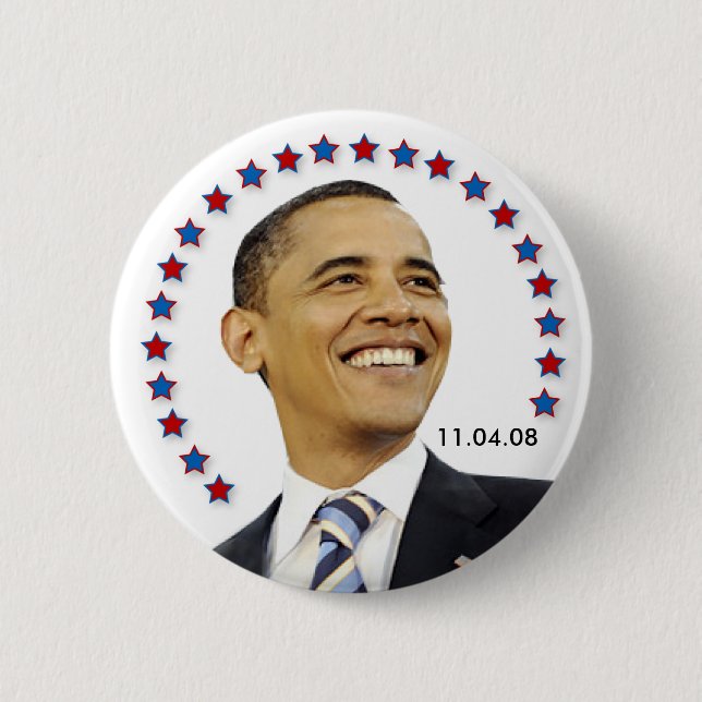 President Barack Obama Knapp (Framsida)