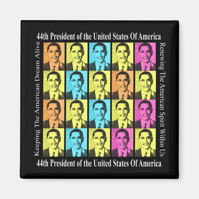 PRESIDENT BARACK OBAMA MAGNET (Framsidan)