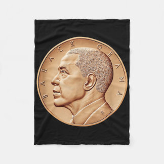 President Barack Obama Medal Coin Shirt-Black Hist Fleecefilt