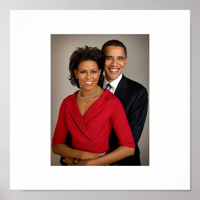 PRESIDENT BARACK OBAMA & MICHELLE OBAMA POSTER (Framsidan)