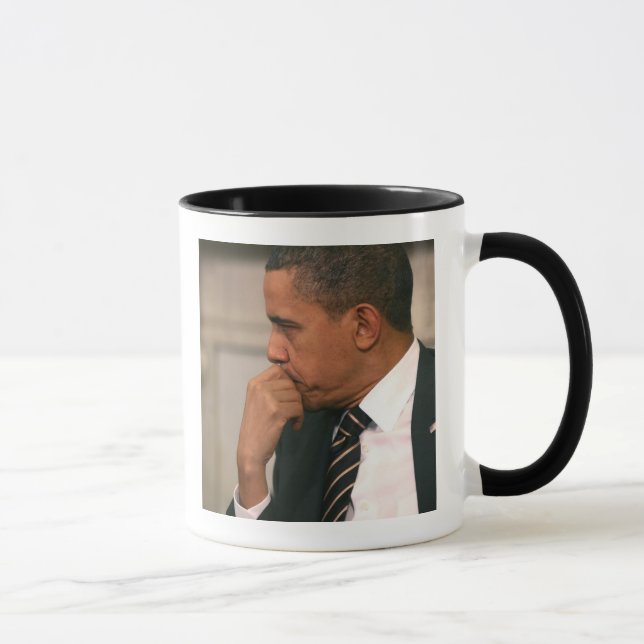 President Barack Obama möter president Mugg (Höger)
