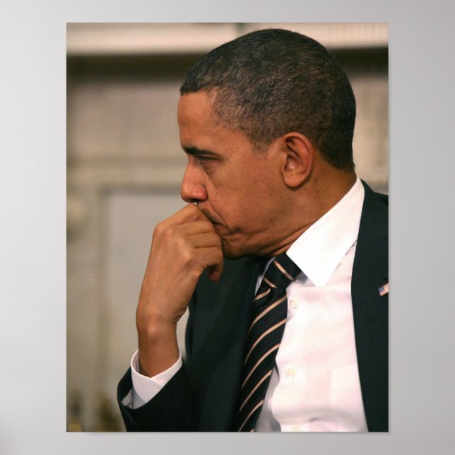 President Barack Obama möter president Poster (Framsidan)